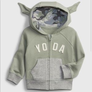 0-3m Yoda Hoodie